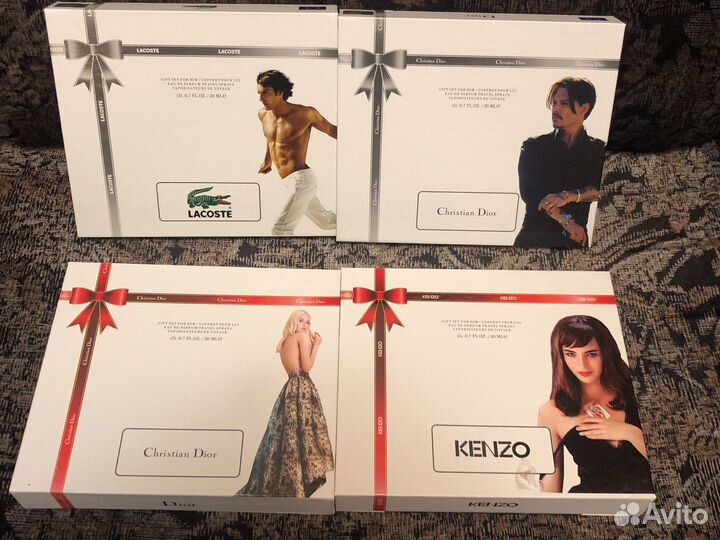 Подарочный набор Dior,Lacoste,Kenzo