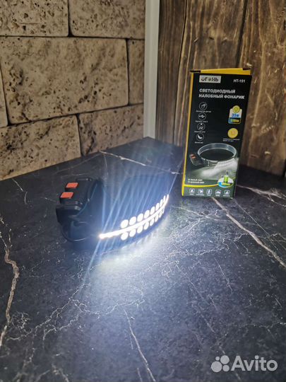 Фонарь налобный аккумуляторный огонь HT-151