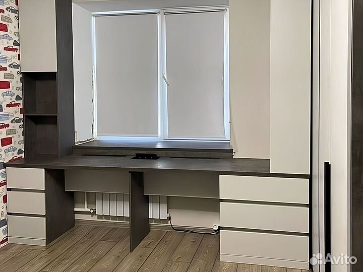 Компьютерный стол со шкафом на заказ в рассрочку