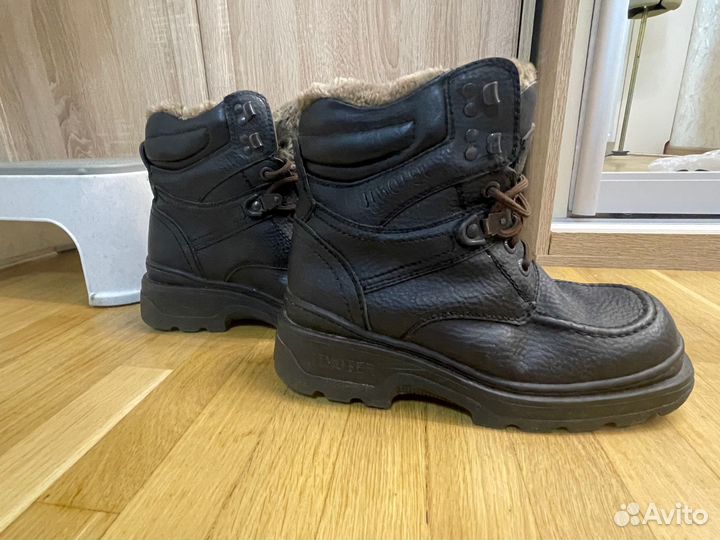 Ботинки меховые мужские