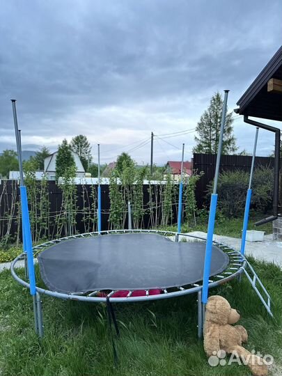 Батут с сеткой бу