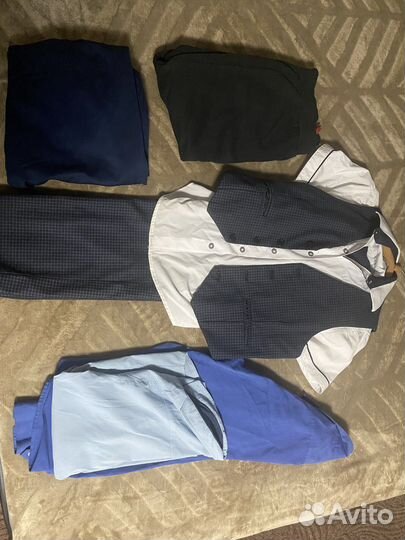 Школьная форма синяя клетка 12-13 лет