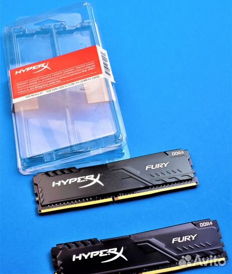 DDR4 3200 MHz 16GB HyperX Fury dimm