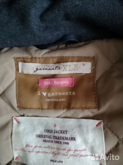 Куртка осенние девичьи с капюшоном размер XL