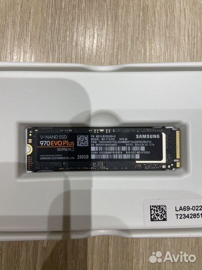 SSD samsung 970 EVO Plus 250 gb