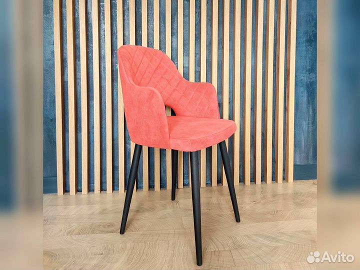 Кухонные стулья со спинкой велюр для гостиной