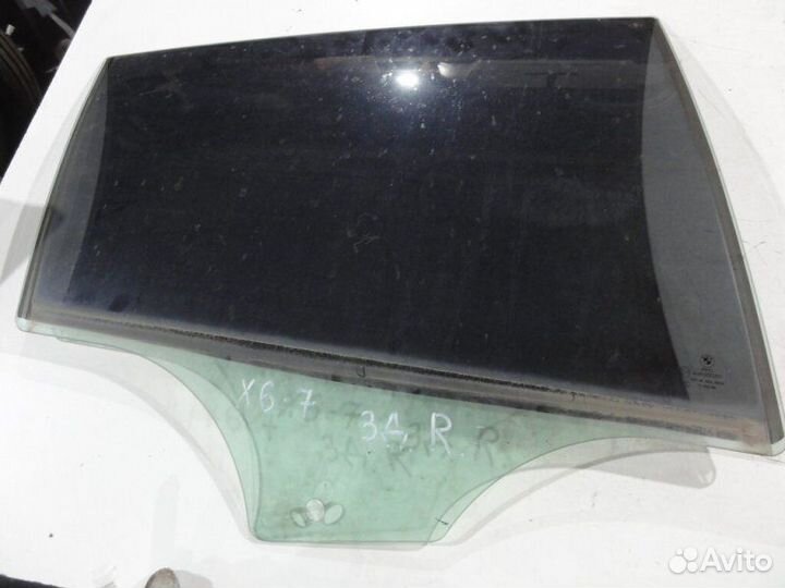 Стекло двери задней правой Bmw X6 E71 N63B44A 2010