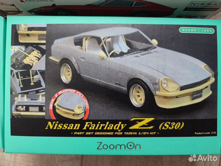 Сборная модель 1/24 Nissan FairLady 240ZG Tamiya +