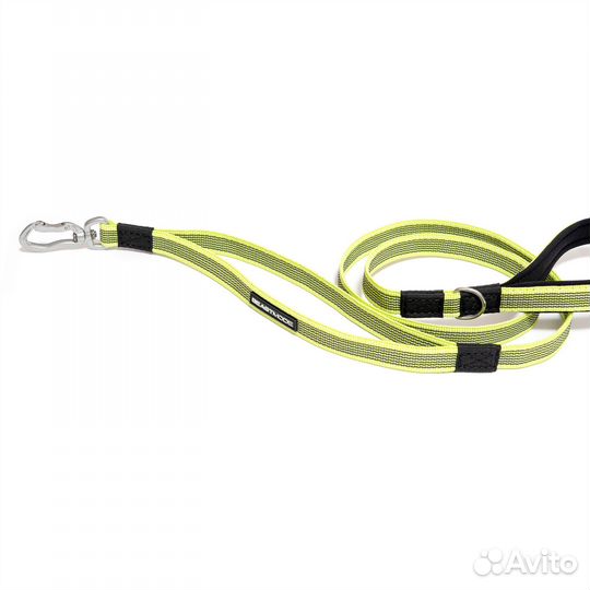 Прорезиненный поводок для средних и крупных собак