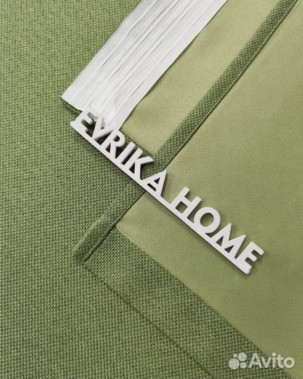 Шторы рогожка Орфей Лайм