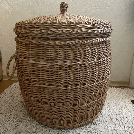 Корзина плетеная из ротанга 80 литров