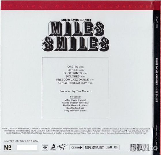 Miles Davis Quintet – Miles Smiles, sacd