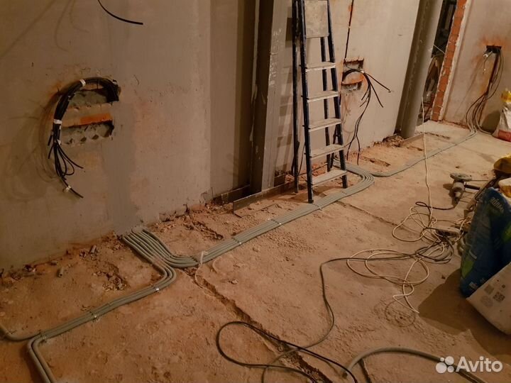 Услуги электрика. Ремонт проводки