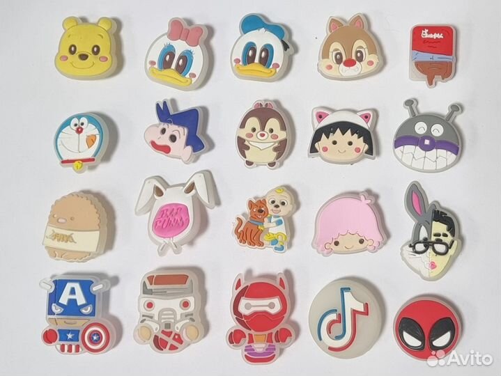 Jibbitz Джибитс для Crocs светятся в темноте