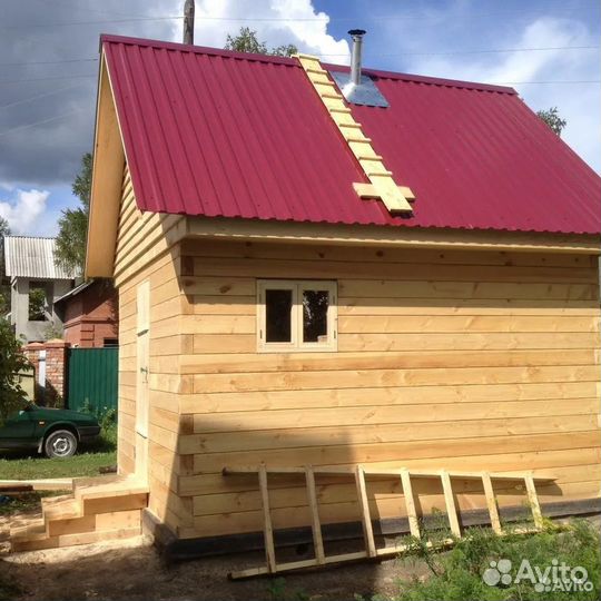 Баня 4х4 из бруса 150х100