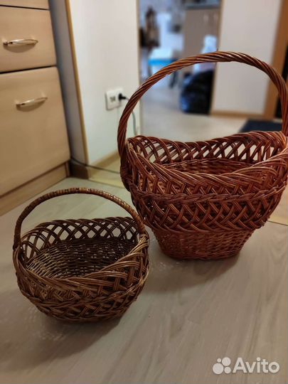 Корзина плетеная