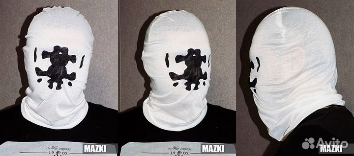 Морф маски в стиле Роршах / Rorschach