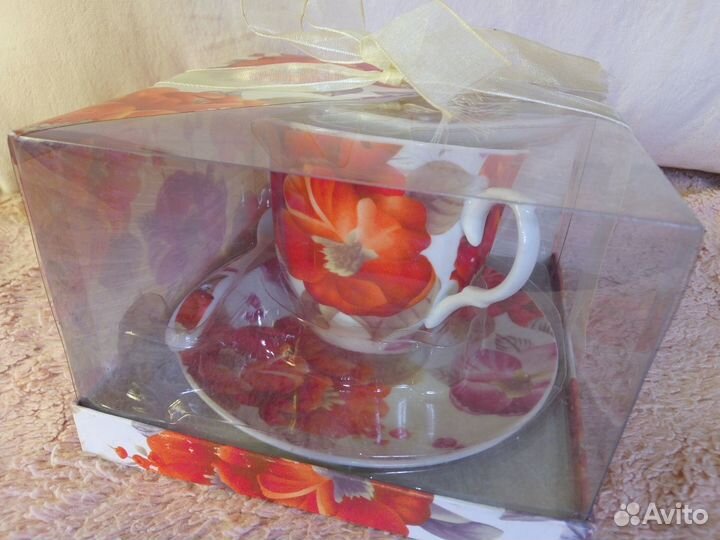 Чайный набор на 1 персону, 4 предмета