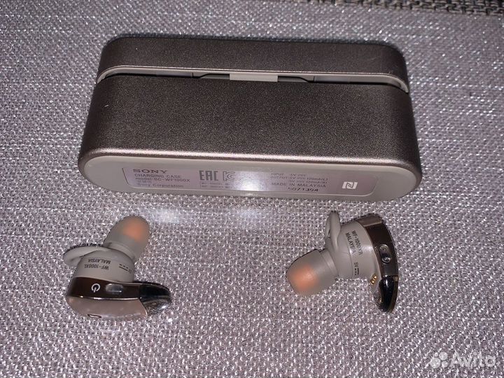 Наушники sony bc-wf1000x