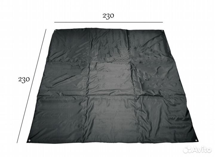 Пол 230х230см для палатки куб утепленный, универс