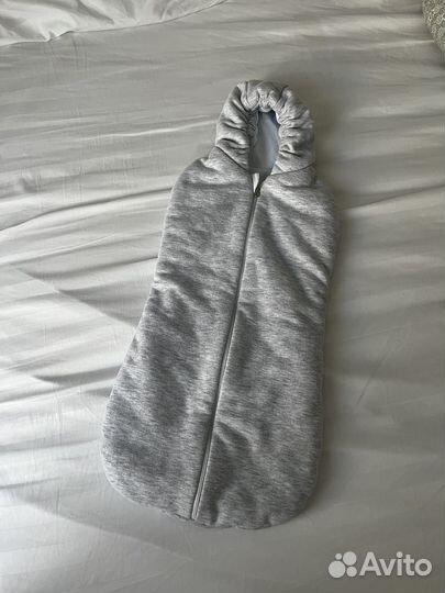 Кокон теплый для новорожденных поддевка