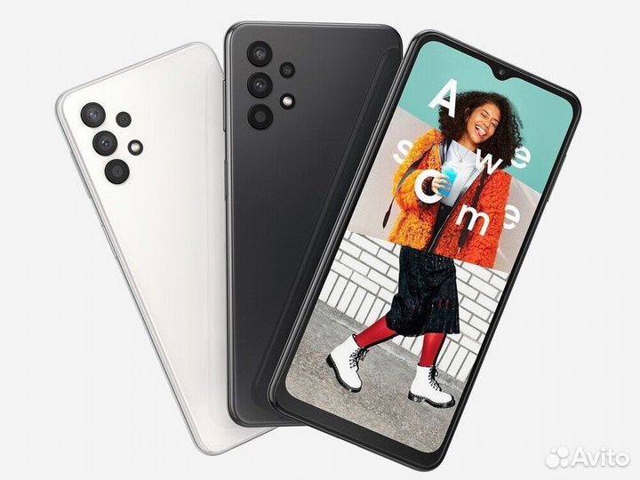 Дисплей Samsung A32 с установкой