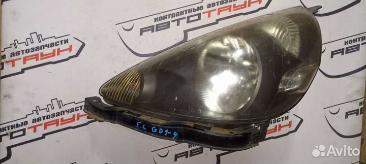 Фара honda FIT GD1 GD2 GD3 GD4 P1680 black галоген
