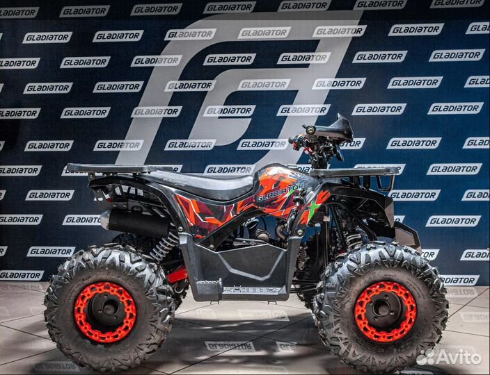Квадроцикл подростковый gladiator H125 LUX Чёрный