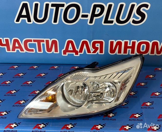 Фара форд фокус 2 хром
