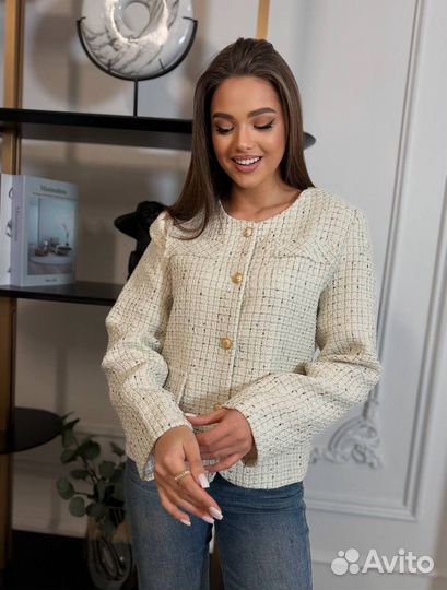 Твидовый Жакет