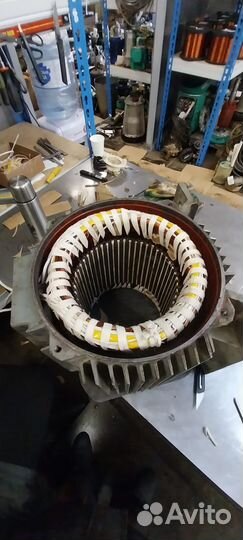 Ремонт электродвигателей Перемотка моторов