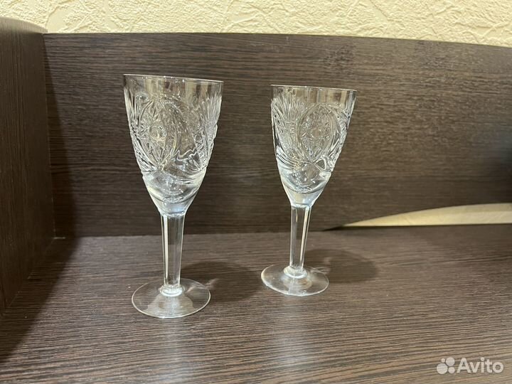 Фужеры хрустальные СССР