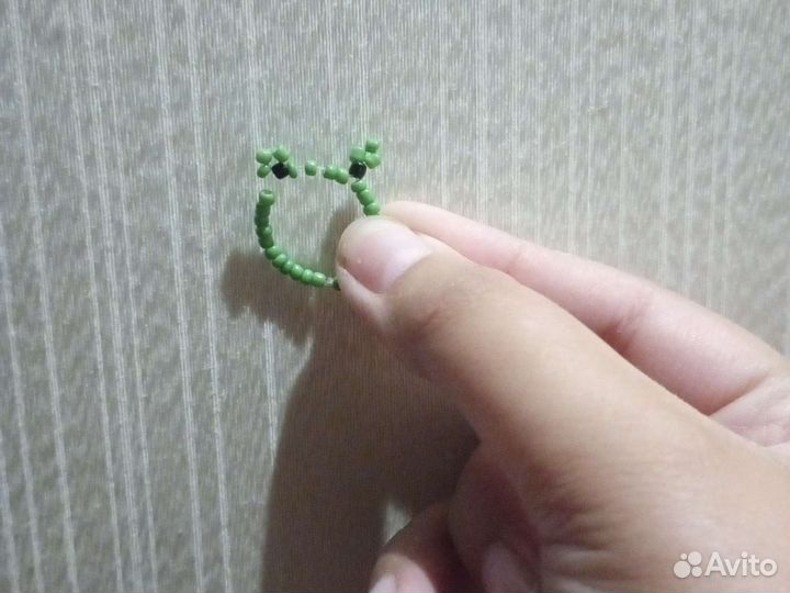 Кольцо из бисера