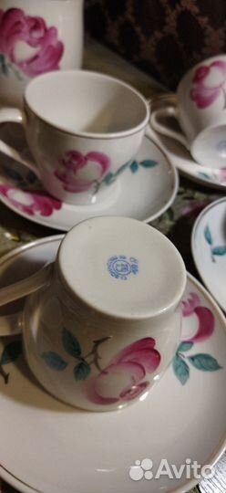 Чайные сервизы СССР Песочное, 1970, редкие