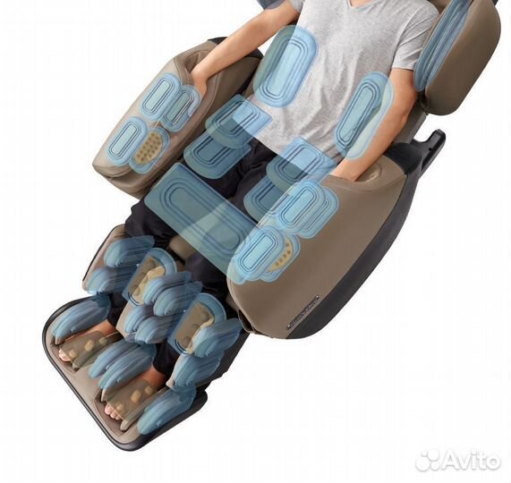 Массажное кресло RestArt uZero Luxe Бежевое