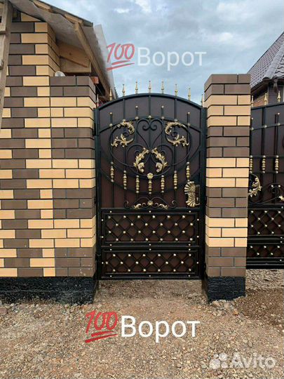 Ворота кованые откатные автоматические