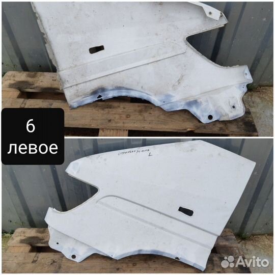Крыло переднее левое Мерседес Спринтер 1995-2000