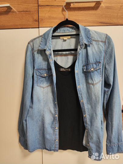 Джинсовая рубашка Springfield