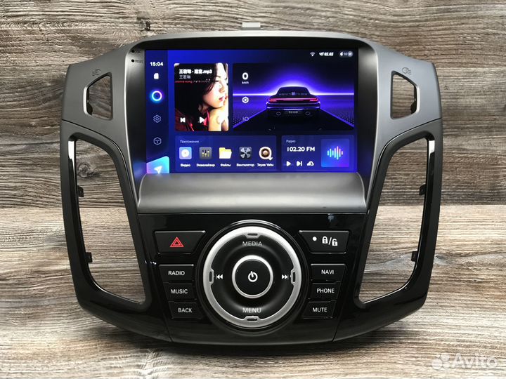 Магнитола Teyes CC3 2K на Ford Focus 3