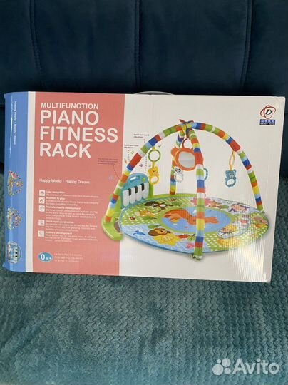 Развивающий коврик с музыкальным пианино