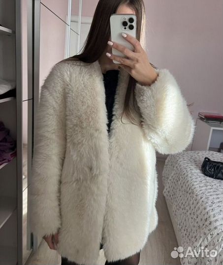 Шуба белая