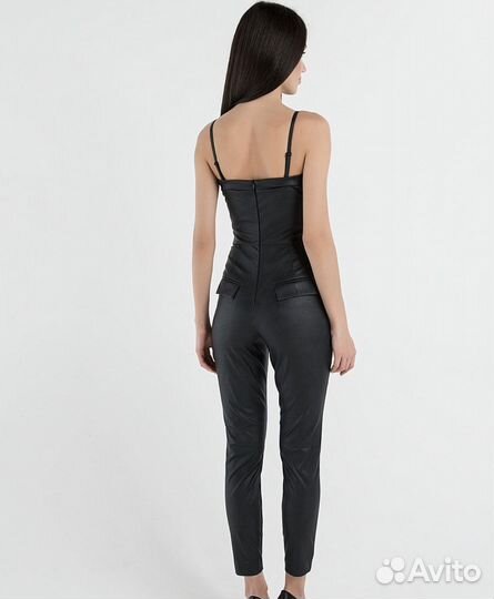 Комбинезон женский кожаный