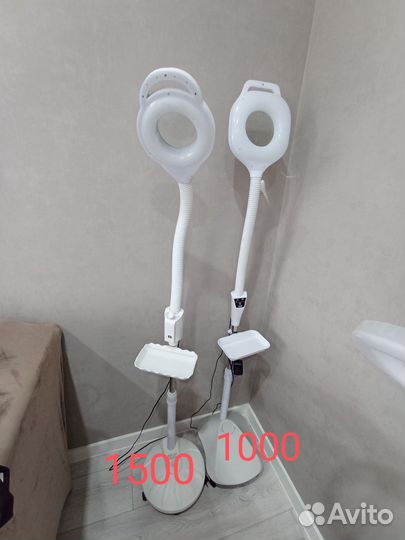 Лампа лупа напольная