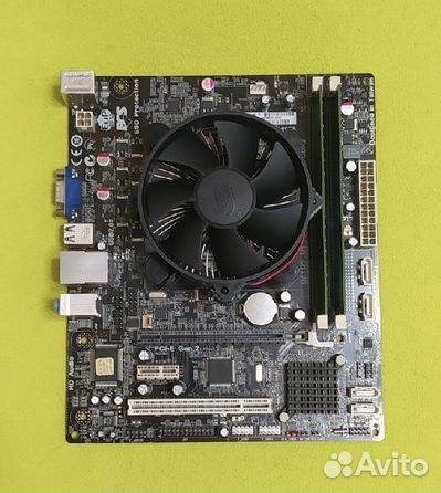 Комплект 1155 + I3 2100 + кулер. озу за доп плату