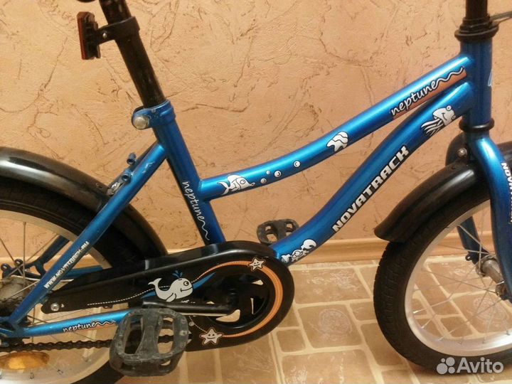 Велосипед детский 3-7 лет Novatrack Neptune 16