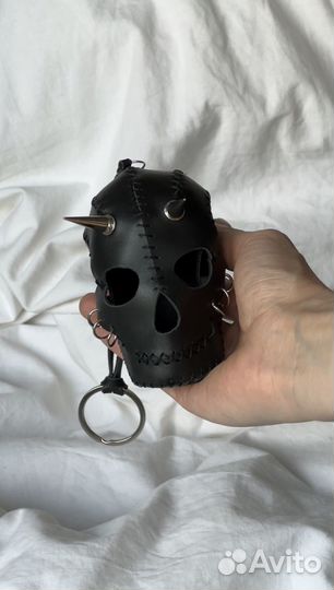 Брелок на сумку кожаный