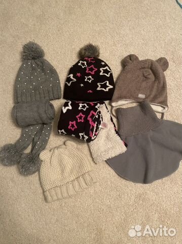 Комплекты шапка, шарф и краги