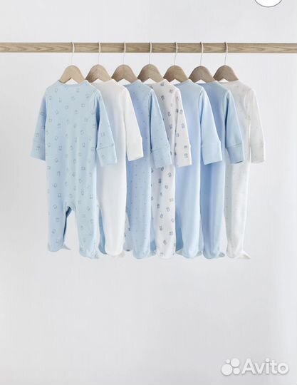 Слипы / комбинезоны next 56 для новорожденных