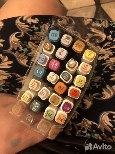 Маркеры спиртовые для скетчинга