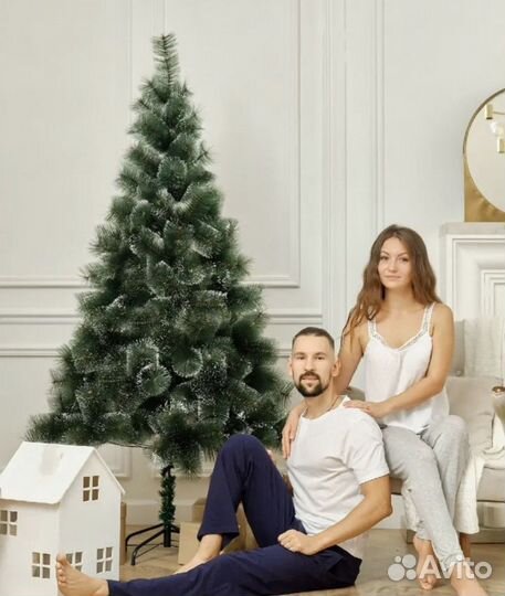 Сосна искусственная с эффектом инея